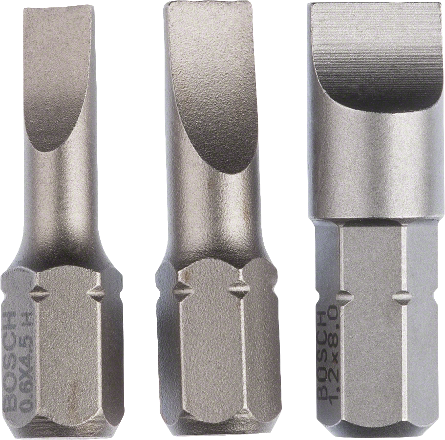 Bosch Dreiteiliges Schrauberbit-Set, Extra Hard