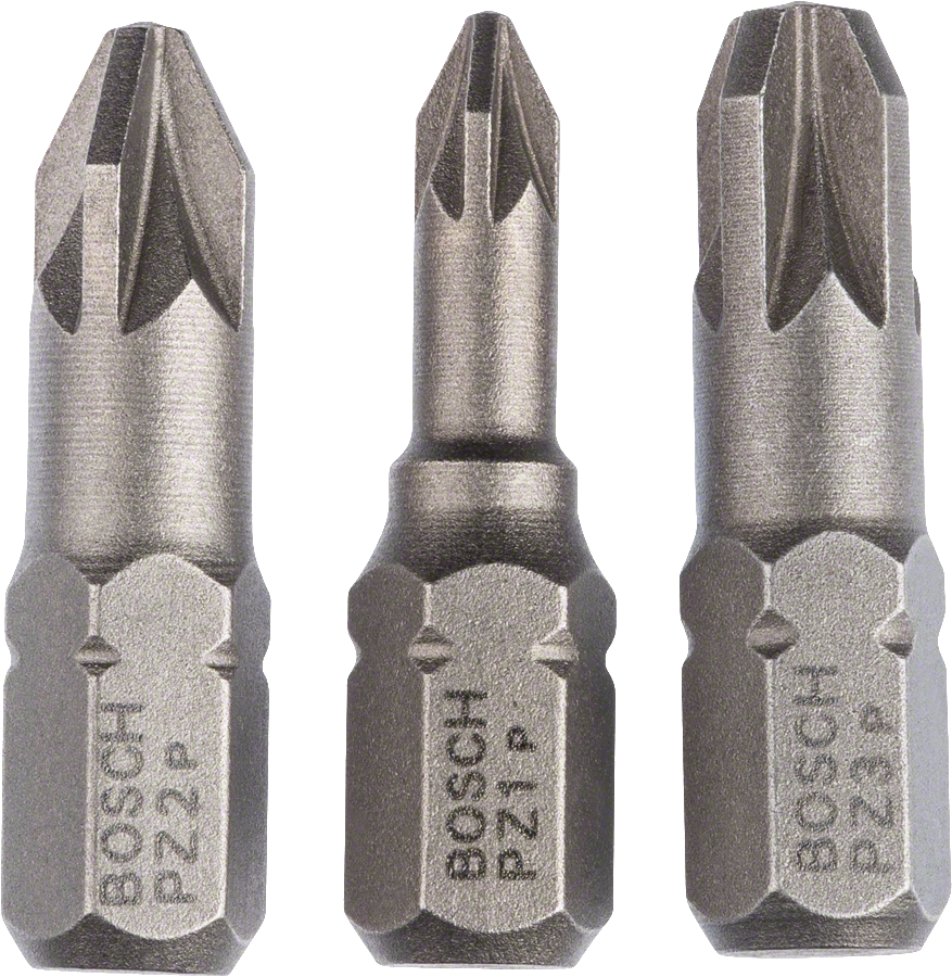 Bosch 3tlg. Schrauberbit-Set Extra-Hart