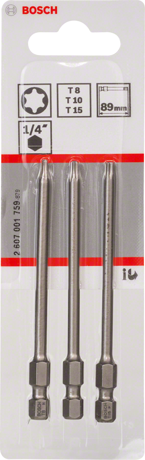 Bosch 3tlg. Schrauberbit-Set Extra-Hart - MELTEC GmbH