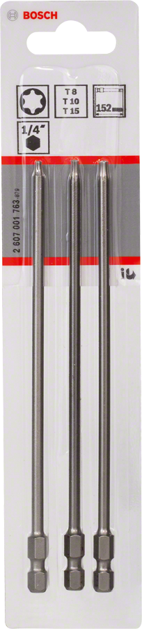 Bosch 3tlg. Schrauberbit-Set Extra-Hart - MELTEC GmbH