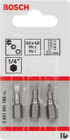 Bosch 3tlg. Schrauberbit-Set Extra-Hart (gemischt)