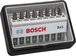 Bosch 8-teiliges Schrauberbit-Set, Robust Line, Sx PH, Extra Hard-Ausführung
