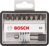 Bosch 8-teiliges Schrauberbit-Set, Robust Line, Sx PZ, Extra Hard-Ausführung
