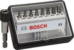 Bosch 8-teiliges Schrauberbit-Set, Robust Line, Sx T, Extra Hard-Ausführung
