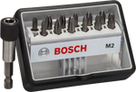 Bosch 8-teiliges Schrauberbit-Set, Robust Line, Sx PH/PZ, Extra Hard-Ausführung