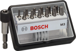 Bosch 12+1-teiliges Schrauberbit-Set, Robust Line, M T, Extra Hard-Ausführung