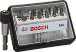 Bosch 8-teiliges Schrauberbit-Set, Robust Line, Sx PH/PZ, Extra Hard-Ausführung