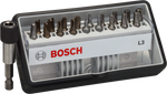 Bosch 12+1-teiliges Schrauberbit-Set, Robust Line, M T, Extra Hard-Ausführung