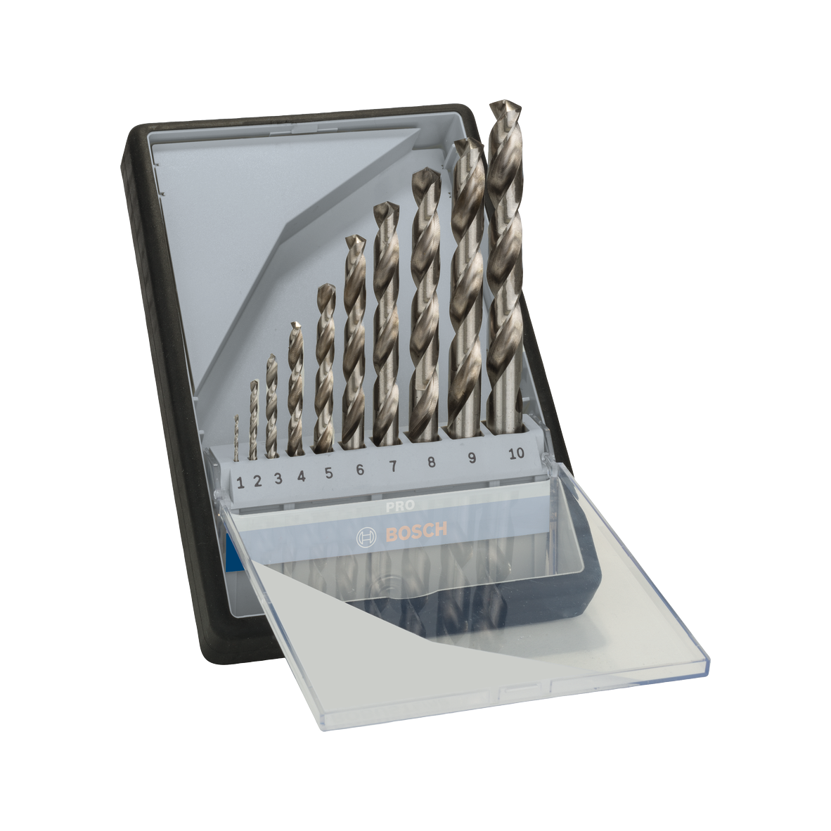 Bosch PRO Metal HSS-G Spiralbohrer Set, 10-tlg.