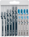 Bosch 10tlg. Stichsägeblatt-Set Basic for Metal and Wood