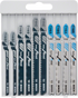 Bosch 10tlg. Stichsägeblatt-Set Basic for Metal and Wood