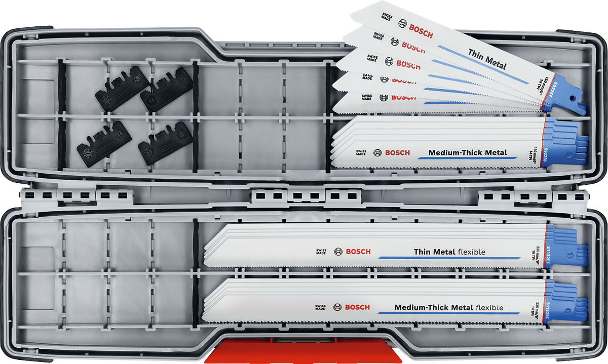 Bosch 20-teiliges Säbelsägeblatt-Set, ToughBox für Metal
