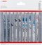 Bosch Stichsägeblatt-Set, 10-tlg., All in One