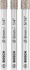 Bosch PRO Ceramic dry Bohrer-Set, 6 x 66, 6 x 66, 8 x 66 mm, 3-tlg.