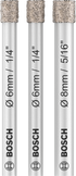Bosch PRO Ceramic dry Bohrer-Set, 6 x 66, 6 x 66, 8 x 66 mm, 3-tlg.