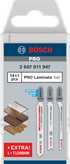 Bosch PRO Laminate Stichsägeblatt Set, 15-tlg.