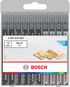 Bosch Stichsägeblatt Set Wood Basic, 10-tlg.