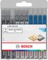 Bosch Stichsägeblatt Set Wood and Metal Basic, 10-tlg.