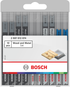 Bosch Stichsägeblatt Set Wood and Metal Basic, 10-tlg.