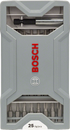 Bosch 25-teiliges Schrauberbit-Set, PH/PZ/T