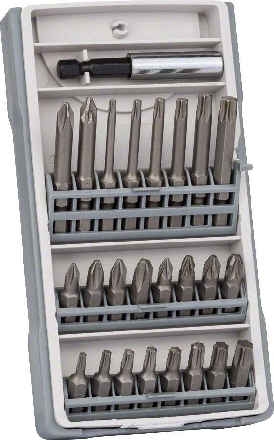 Bosch 25-teiliges Schrauberbit-Set, PH/PZ/T