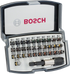 Bosch 32-teiliges Schrauberbit-Set, PH, PZ, H, T und Quick Change-Universalhalter