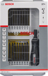 Bosch 37-teiliges Set mit Schrauberbits und Griff, PH, PZ, SL, TH, TQ, H, TW, SP, R und Bithalter