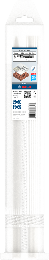Bosch PRO SDS max-5C Meißelset, 25; 25x400; 400; 400; 400 mm, 4-tlg.