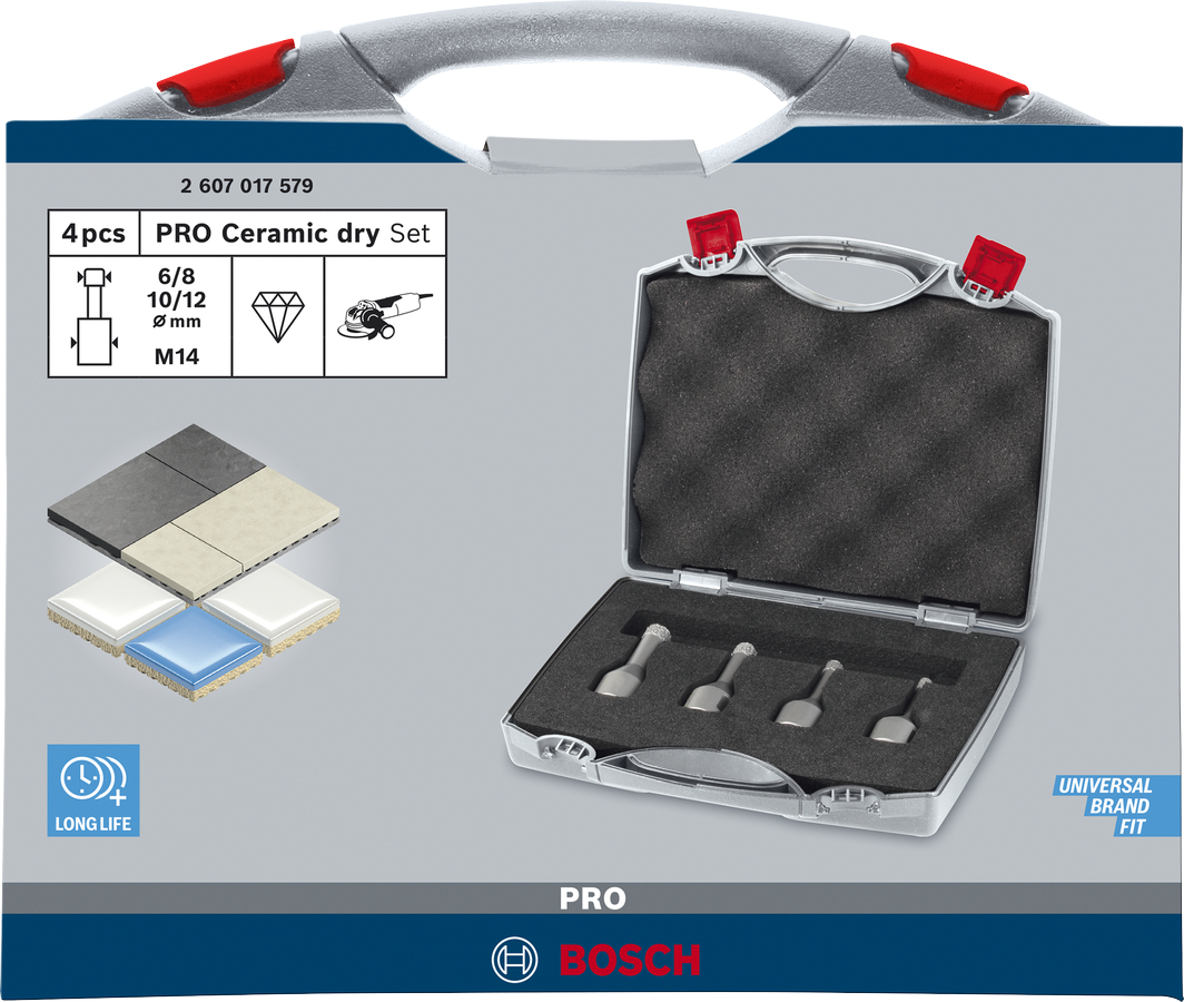 Bosch PRO Ceramic Trockenbohrkronen