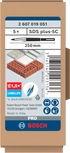 Bosch PRO SDS plus-5C Spitzmeißel-Set, 250 mm, 5-tlg.