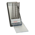 Bosch 5-teiliges SDS plus-5 Hammerbohrer-Set, Robust Line