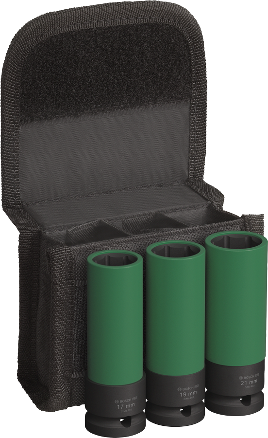 Bosch PRO Impact Steckschlüssel-Set mit PET-Abdeckungen, 1/2