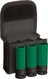 Bosch PRO Impact Steckschlüssel-Set mit PET-Abdeckungen, 1/2", extra tief, 3-tlg