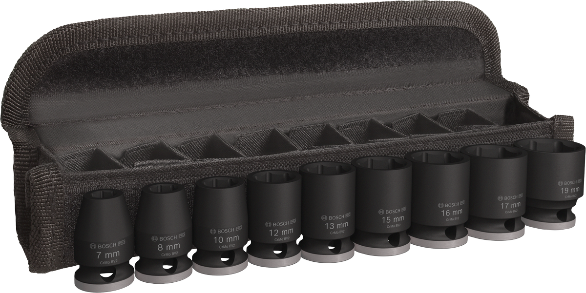 Bosch PRO Impact Steckschlüsselsatz Set, 1/2