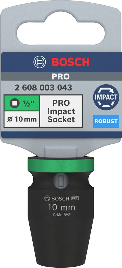 Bosch PRO Impact Steckschlüsselsatz, 1/2