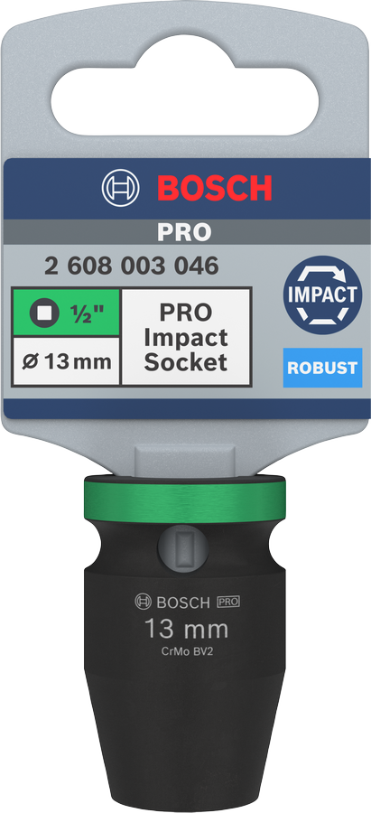 Bosch PRO Impact Steckschlüsselsatz, 1/2