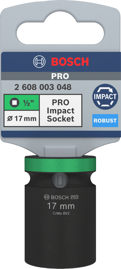 Bosch PRO Impact Steckschlüsselsatz, 1/2