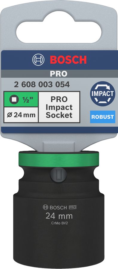 Bosch PRO Impact Steckschlüsselsatz, 1/2", 10 mm, Standard - MELTEC GmbH