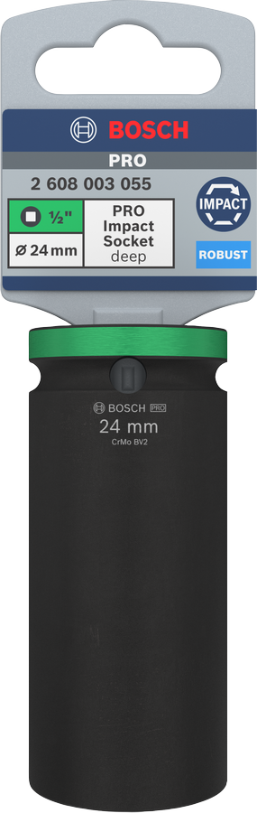 Bosch PRO Impact Steckschlüsselsatz, 1/2", 10 mm, Standard - MELTEC GmbH