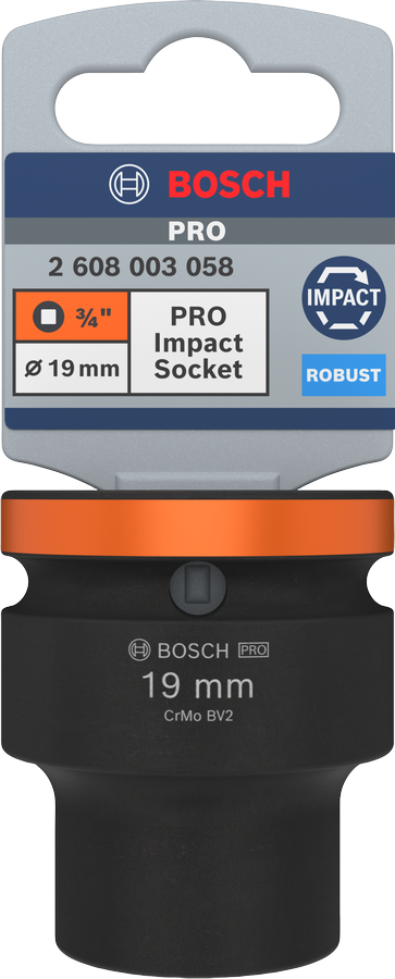 Bosch PRO Impact Steckschlüsselsatz, 1/2", 10 mm, Standard - MELTEC GmbH