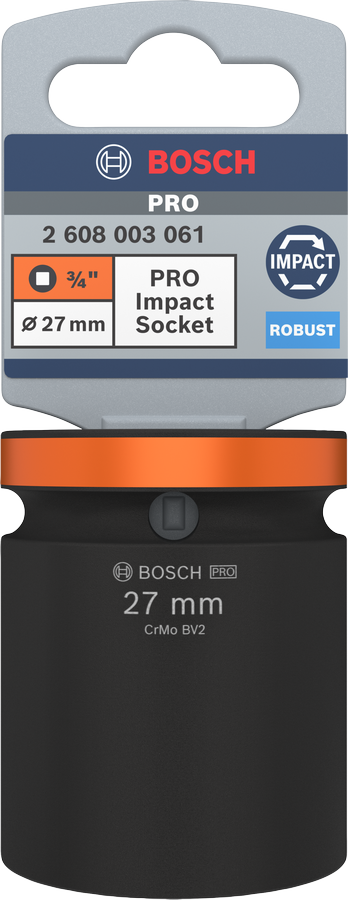 Bosch PRO Impact Steckschlüsselsatz, 1/2