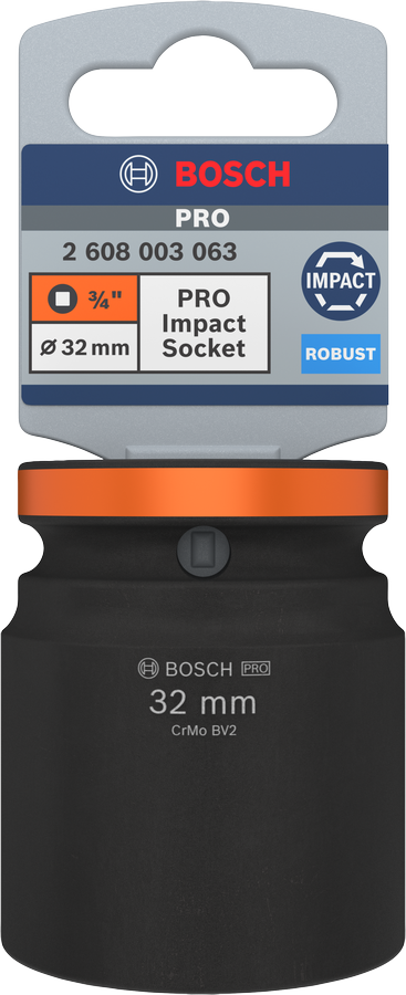 Bosch PRO Impact Steckschlüsselsatz, 1/2", 10 mm, Standard - MELTEC GmbH