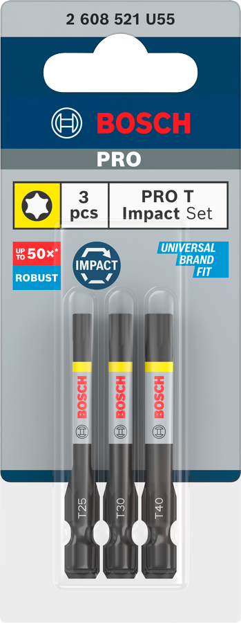 Bosch Pro Torx Impact Bit, T20, 90 mm
