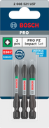 Bosch Pro Pozidriv Impact Bit, PZ2, 90 mm