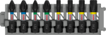 Bosch Pro Impact Bit Set, PH2 (x5), PZ2 (x5), T20 (x5), T25 (x5), T30 (x5), 25 mm, Display, 10 x 25-tlg.