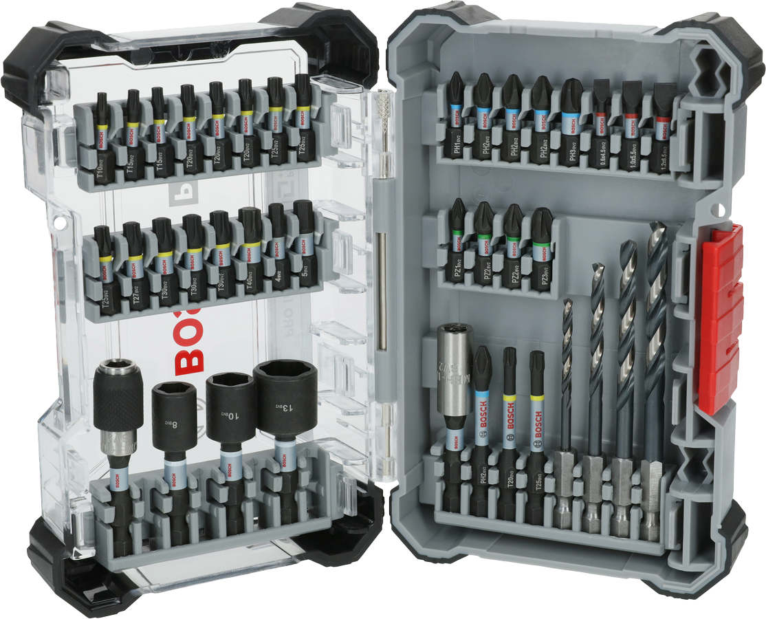 Bosch PRO Impact Schrauberbits und Metallbohrer Set, 40-tlg.