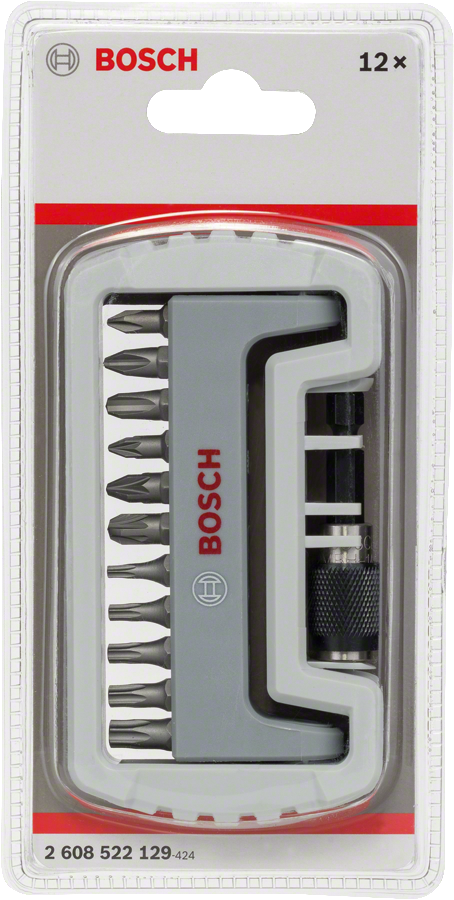 Bosch 11‑teiliges Schrauberbit-Set inkl. Bithalter PH/PZ/T