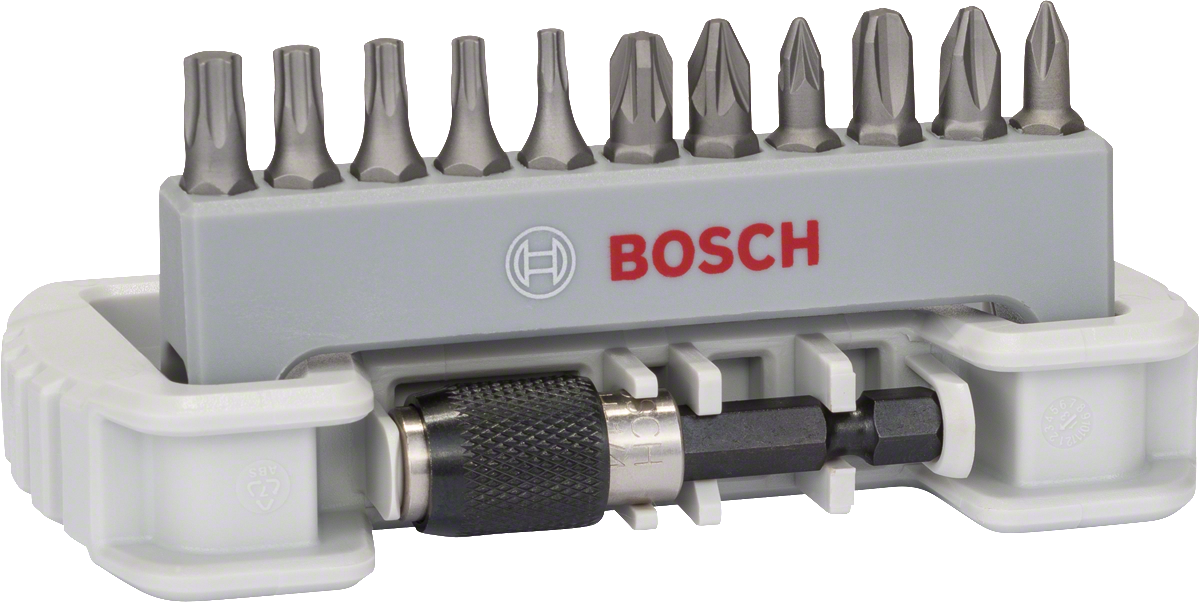 Bosch 11‑teiliges Schrauberbit-Set inkl. Bithalter PH/PZ/T
