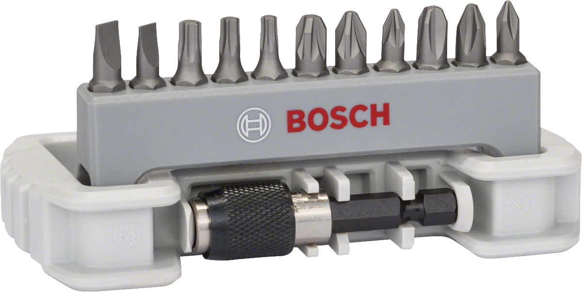 Bosch 11‑teiliges Schrauberbit-Set inkl. Bithalter PH/PZ/T