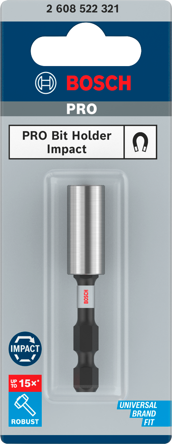 Bosch PRO Standard Bit Holder Impact, 60 mm